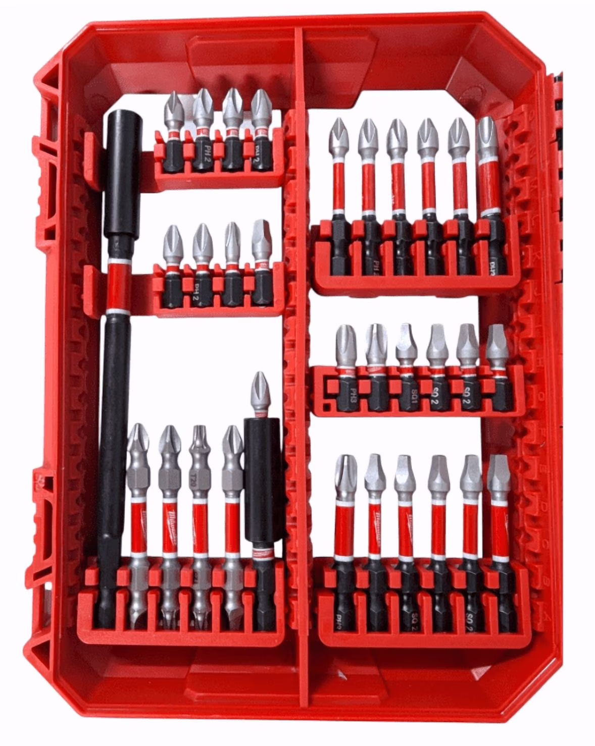 4896e5268a1ebfa61d4a6ddeaff07707e17713c342b3f2f74617f9e806085c26 MILWAUKEE SHOCKWAVE Impact Duty 60PC Drill & Drive Set – Model 48-32-4097, PACKOUT Compatible