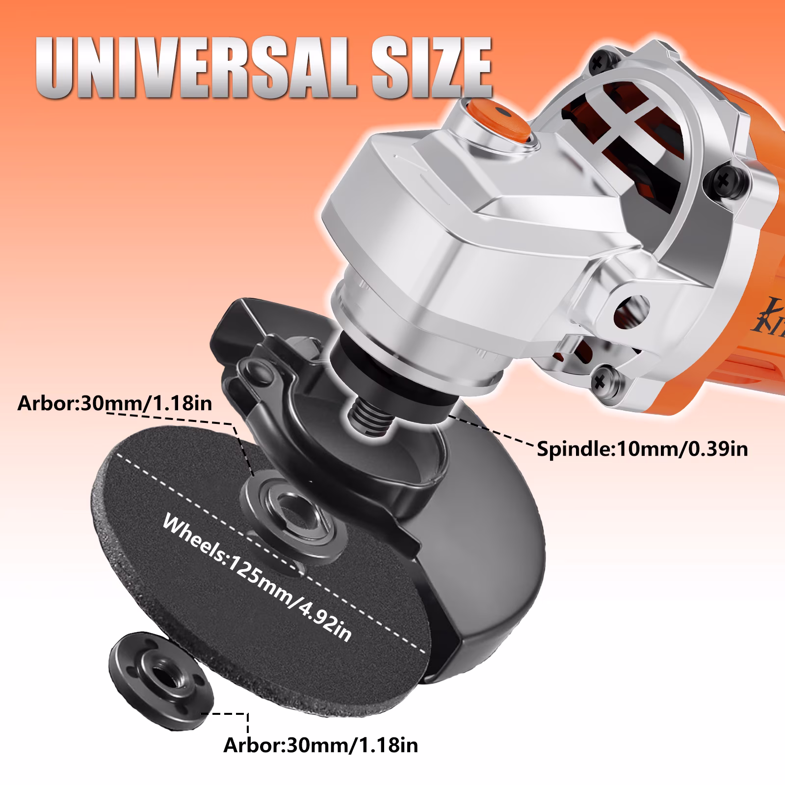 49404390b6a23b58b0ae6e6f47543403a7a2a4b27bcdb2adad482932017a3fc1 Rechargeable Cordless Angle Grinder Polisher with Lithium Battery, Fast Charger & Accessories, for Tile Stone Steel Grinding Polishing, Local Warehouse Shipping