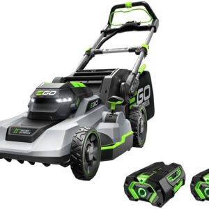 EGO Power+ LM2102SP-A 21-Inch 56-Volt Lithium-ion Self-Propelled Cordless Lawn Mower (2) 4.0Ah Battery and Rapid Charger Included(21/ONESIZE)