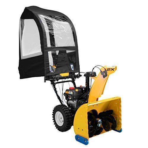 4a5b863f0a2c062cf4ddceb006b6da363824b1bc237c6dc54e9ef31cdc1e1140 Deluxe Universal Snow Thrower Cab, Black ¨C Fits Most Two Three-Stage Snow Blowers, Includes Storage Pouch Reflective Fabric