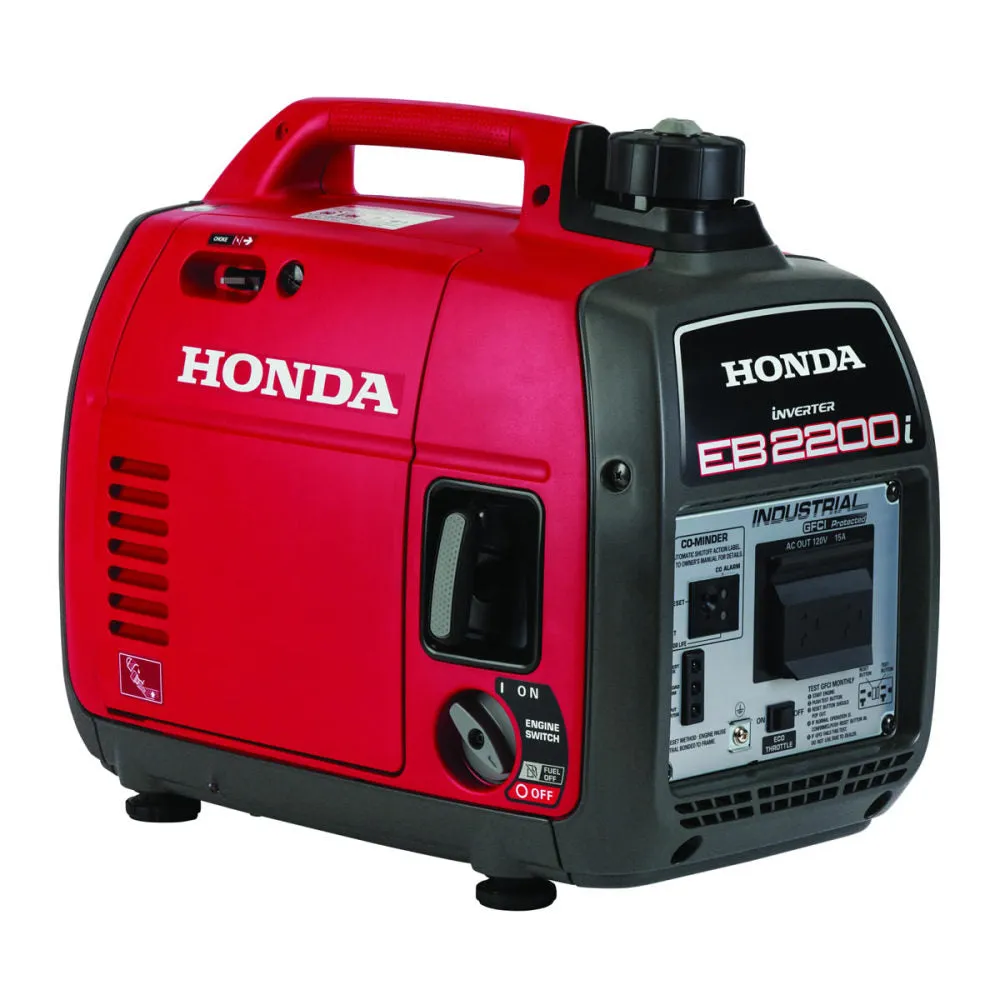 4ae7fb0f82176ae8e364e0550e62197ae3896942dc703524dec5b305430dc365 Honda Industrial Generator Gas 121cc 2200W with CO Minder EB2200ITAN from Honda