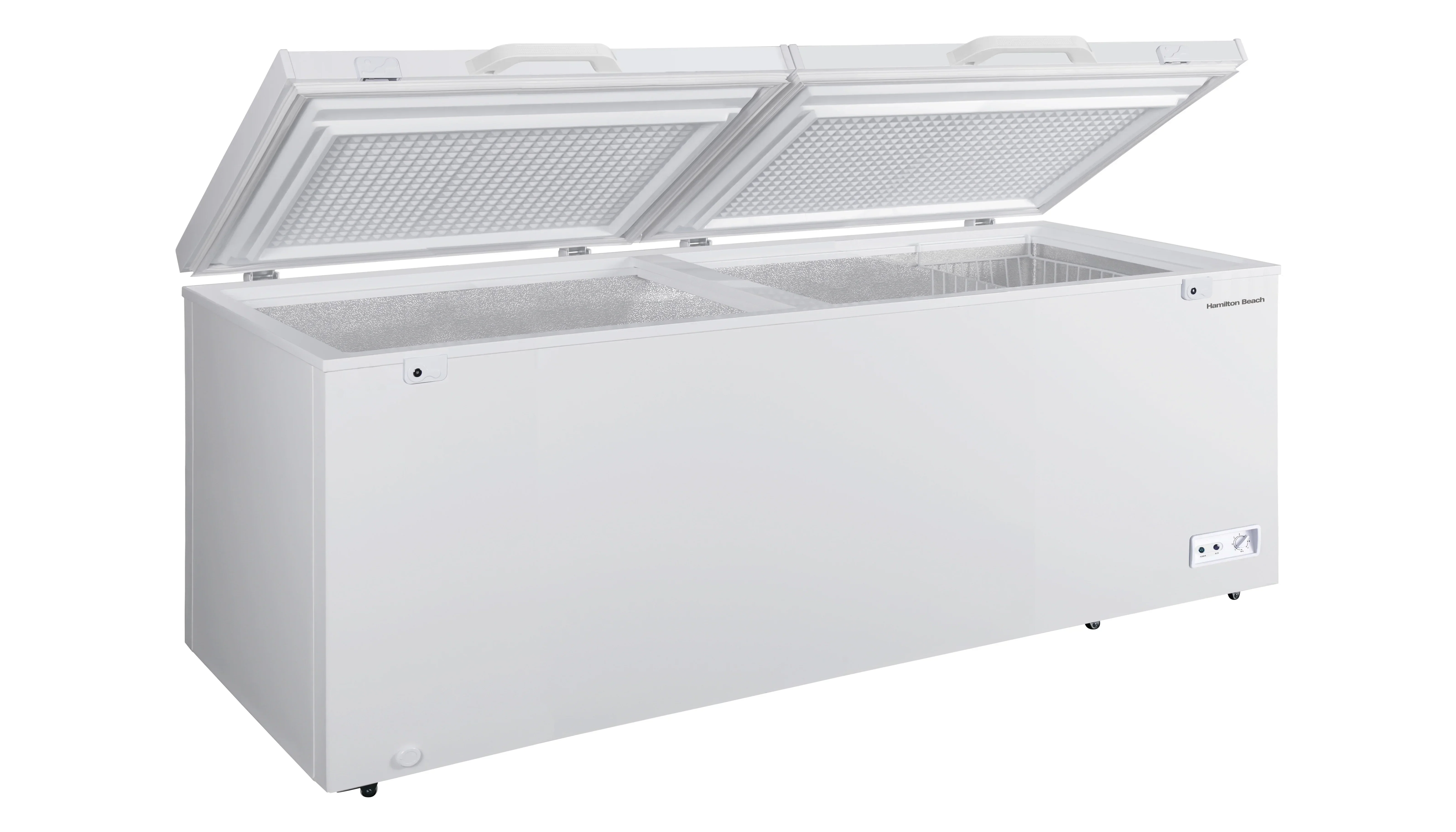 4b668cace9e30434b7fa17792d6bf3ab040d8653e26853fa31b85b49f022e249 Beach 21 Cu. ft. Chest Freezer, Double Doors, HZ9212, White