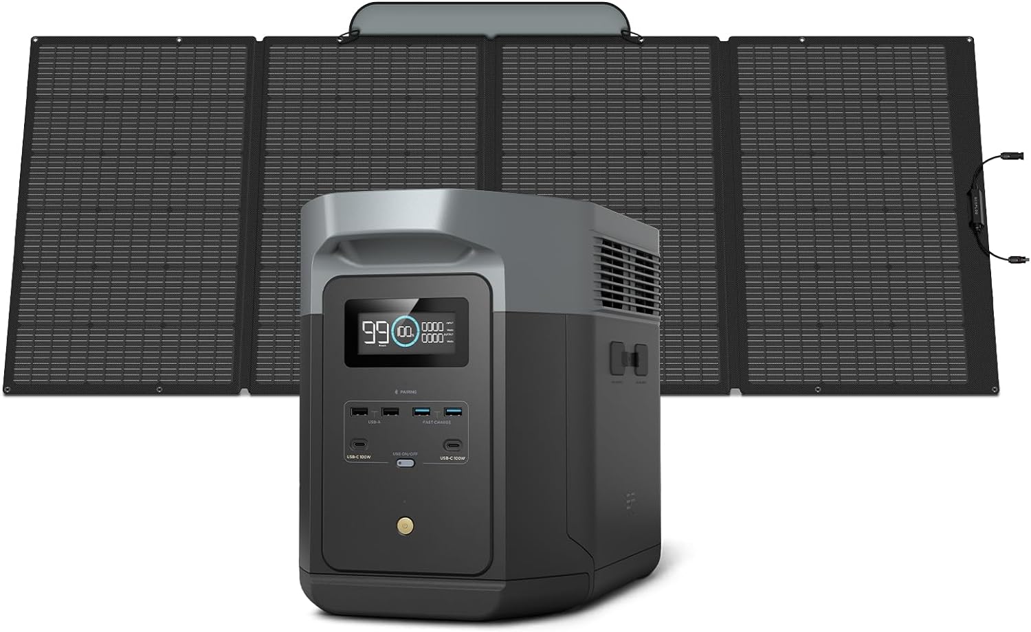 4c3e73b02a66ca1dd0a17a3e272df71687b3bd12335d8a47ff2a596ea1ea4462 Portable Power Station DELTA 2 Max, 2400W LFP Solar Generator, Full Charge in 1 Hr, 2048Wh Solar Powered Generator for Home Backup(Solar Panel Optional)(DELTA 2 Max 2048Wh)