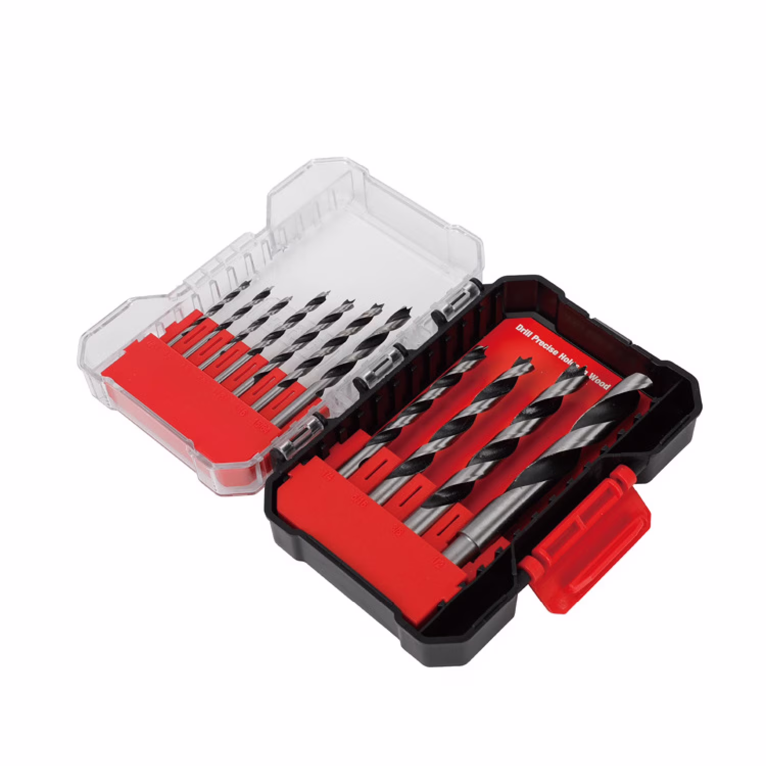 4cfdf1b9e2cb873d54e357f3c5964a39801254e9e9cf22d3679f2c4c234461cd Hyper Tough 11-Piece Brad Point Bit Set in Click Fit Case