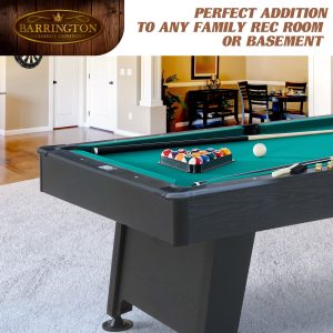 Barrington Billiard 84¡ä¡ä Arcade Pool Table with Bonus Dartboard Set, Green