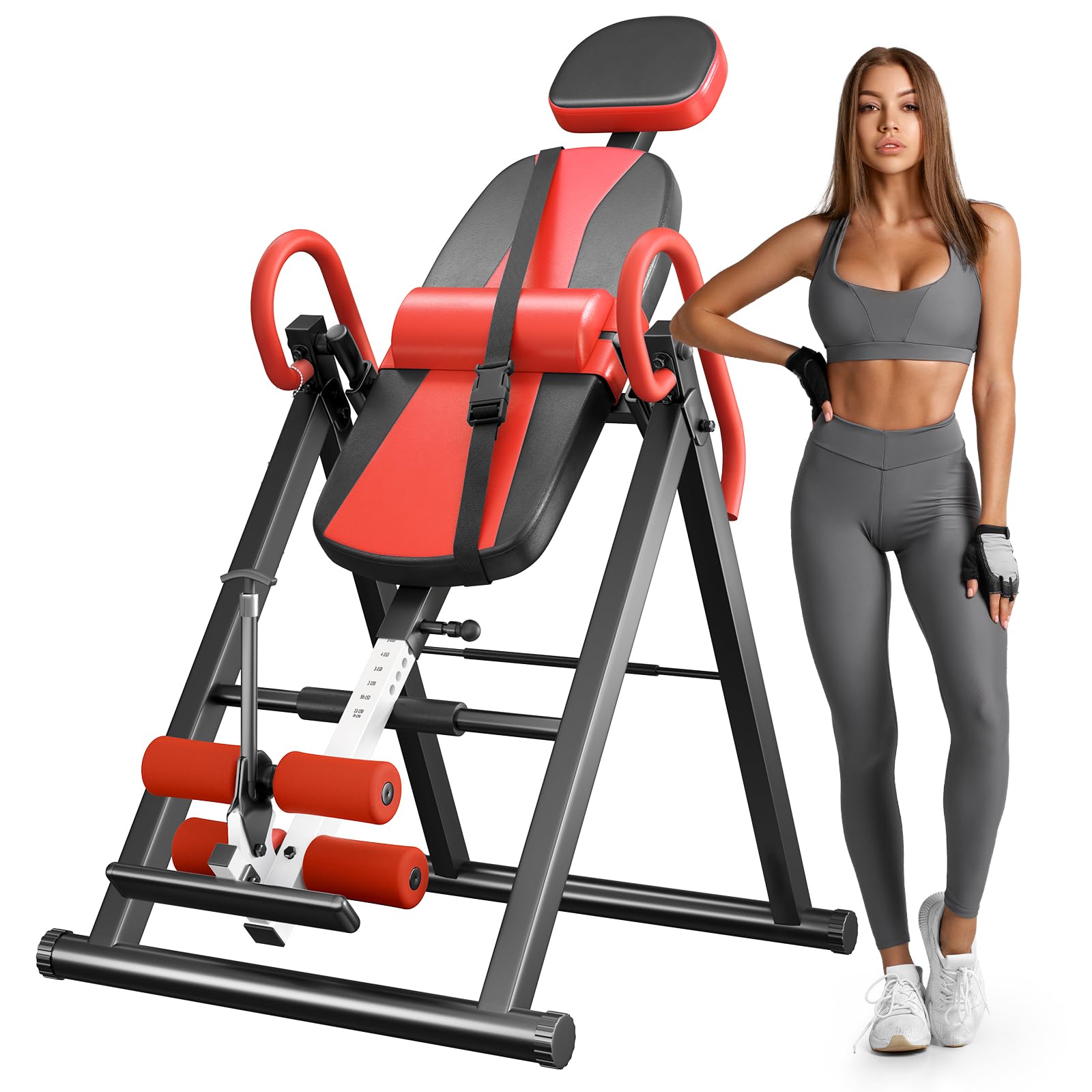 4dfc78882205b5b906134b82fae8f60ddc2398ce8379615aebbb99e63497b29f YOLEO Inversion Adjustable Protective Stretcher(Red02/ONESIZE)