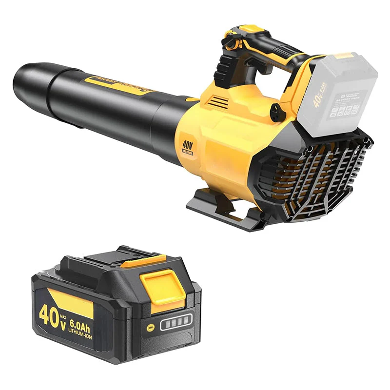 4edfe31bbe2a3617a69be890b800451795ac85d149aa1c7622de9f220a4561c3 Cordless Electric Leaf Blower, 650 CFM, 195 MPH, 40V 6.0 Ah Battery and Charger Included