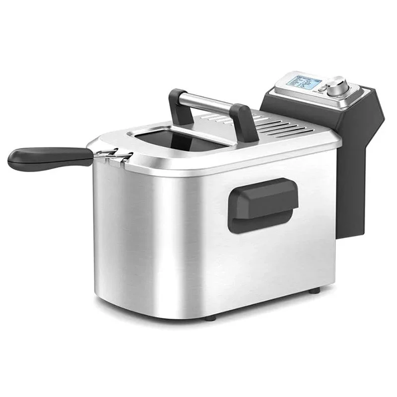 4f5c7e2016fc315a60645b6995b14679e459c876b7202c204dc544e97382bb79 Brushed Stainless Steel Smart Fryer