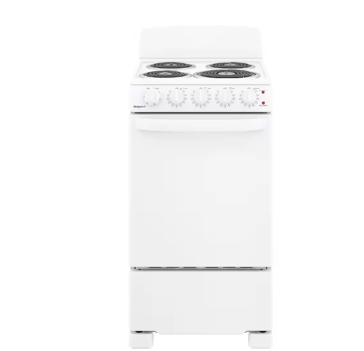 4f9e15d6630656a6817310d8bbde59828b1186d244cd298a5bddbfd9a5ada996 20 in. 4 Burner Element Free-Standing Electric Range in White