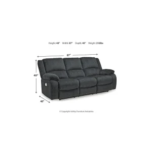 Signature Design by Ashley Draycoll 2-Piece Upholstery Package - 87 W x 40 D x 40 H(Light Gray)