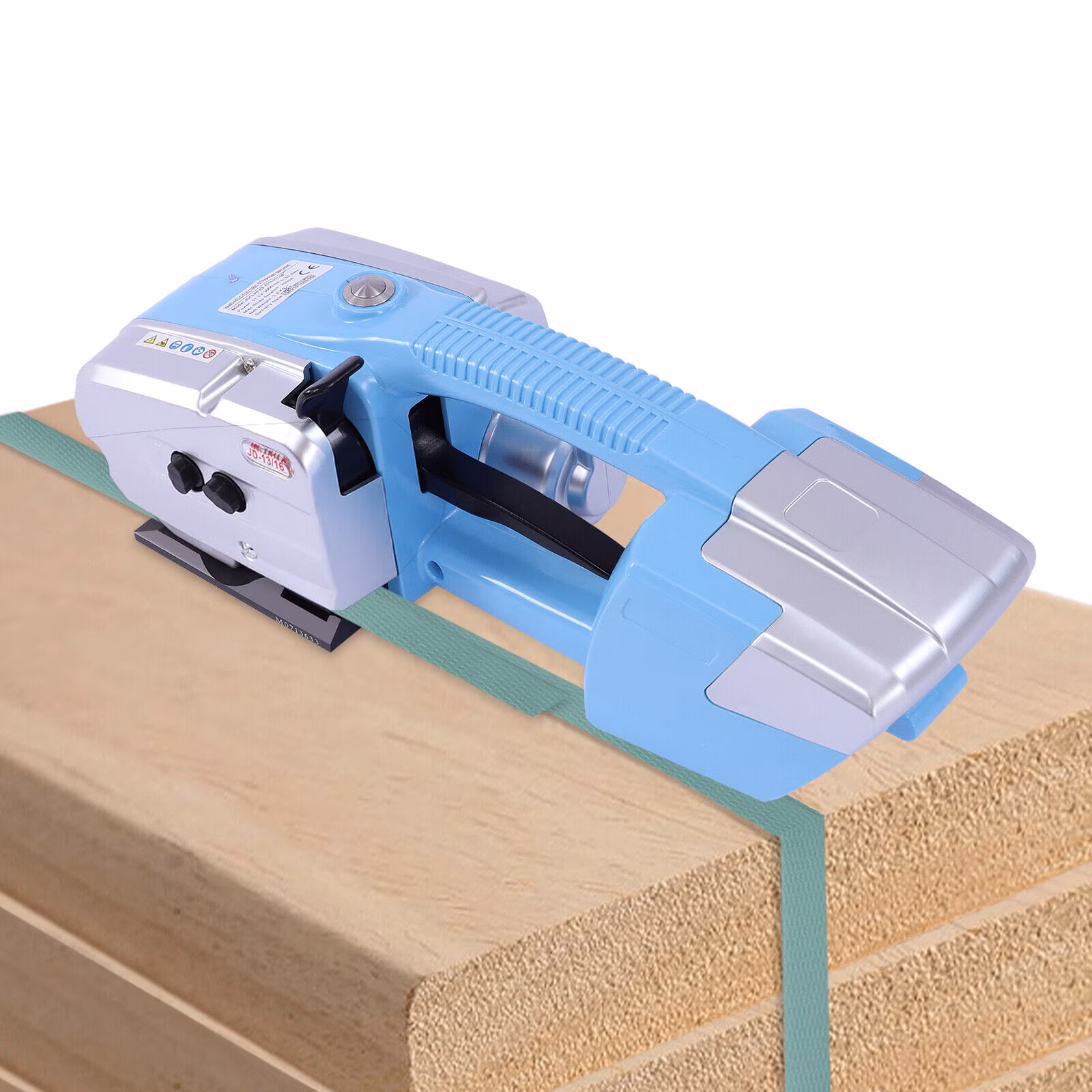 DENSET Automatic Strapping Machine Strapper Battery Operated Strapping Banding Tool Kit For 1/2-5/8" PP PET Straps