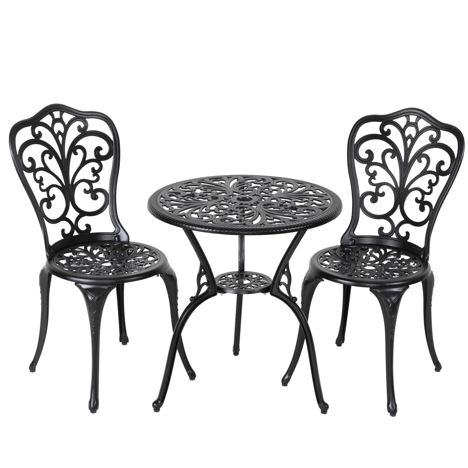 510f3de667cb4446af8292cec8de6a4b669c45d5f752e270ee7b7a85407dd9ab Nuu Garden 3-Piece Black Bistro Patio Set