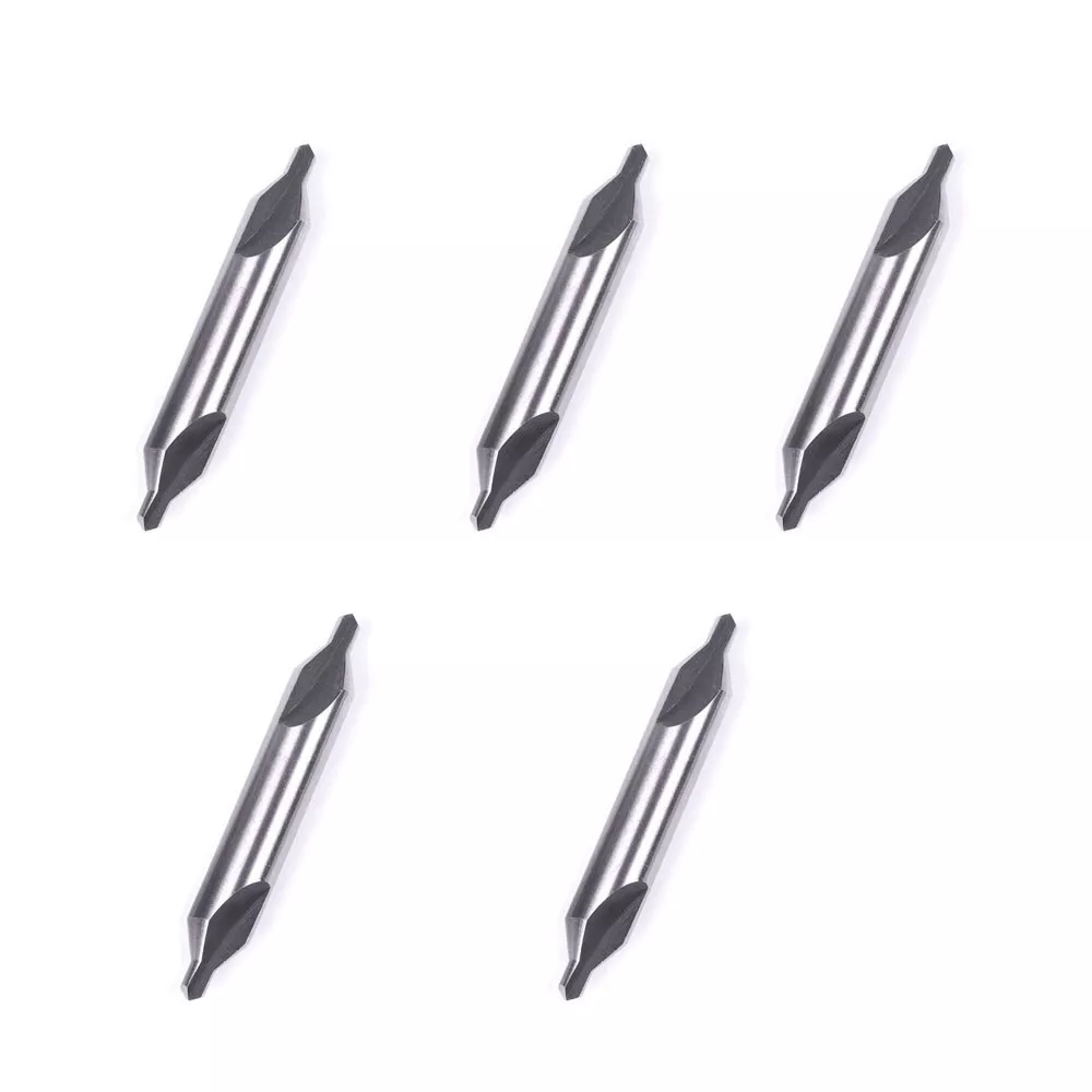 512a558cc7852866fd0e0024047e4d3320e9850bb15233aa51cec58ceb57c048 KNACK - Hss Standard Center Drills Combined Countersink Bits Set 5 Pc No.3 60 Degree