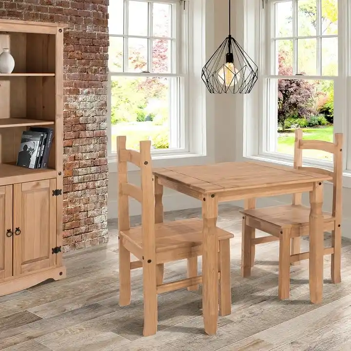 513e746656f73cea164af357debd559569ba62b7c446b01535e778796d9343cc Wood Dining Table Corona Collection(Antique Brown Color Stain.)