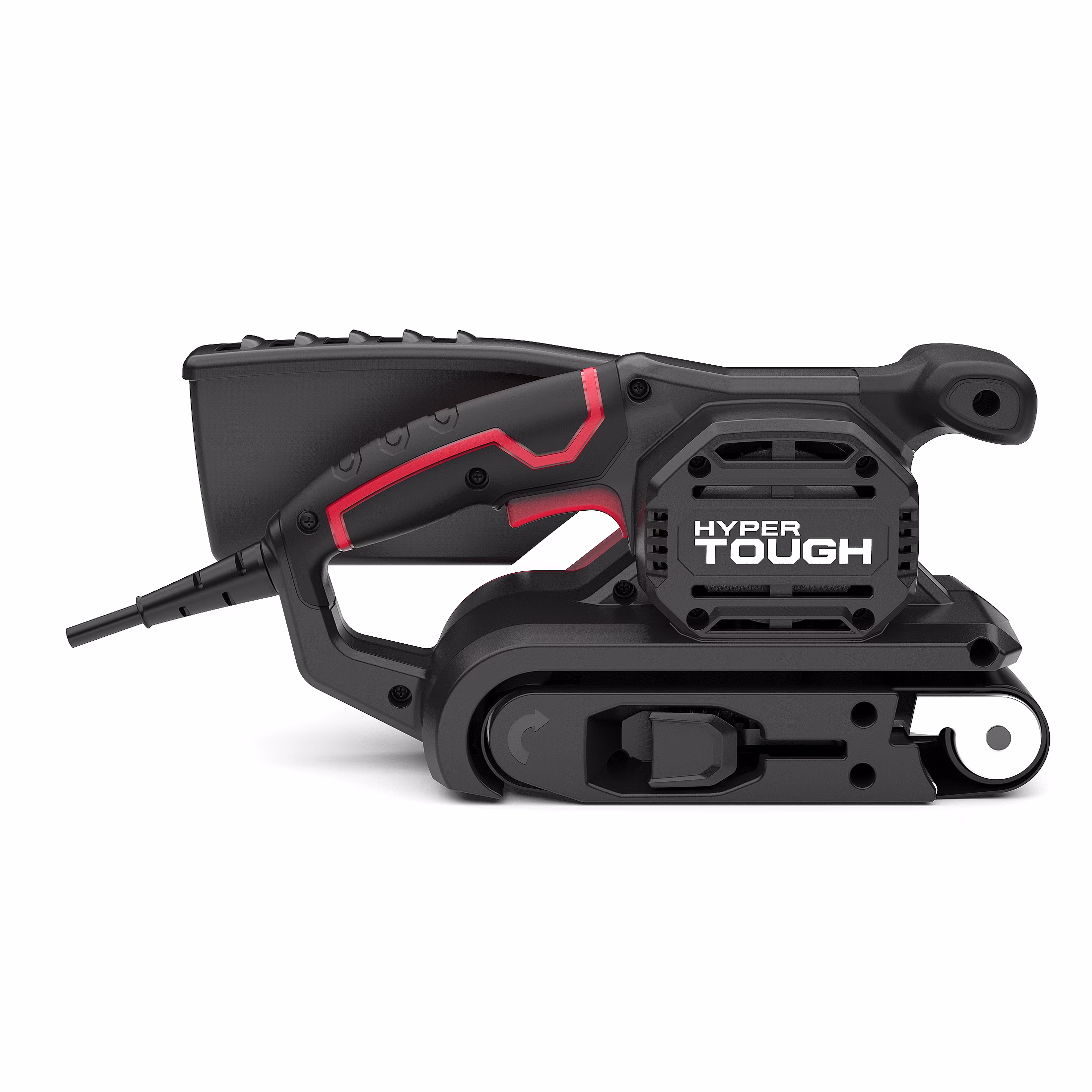 53a0bd82d7f372ffc8d8e9c931f8c2e99b58dfd6eff0f89c5b6de804c5d34013 Hyper Tough 6-Amp Belt Sander, 3 x 18-inch, Corded, 2613
