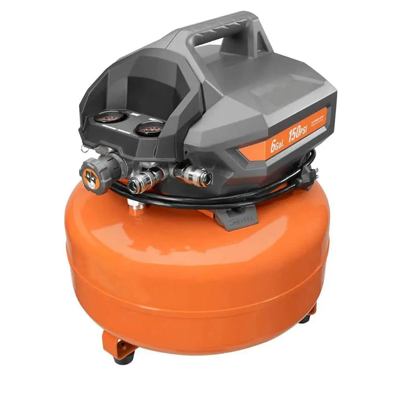 53d7d5270624300de669636cc872b27577915fd5da5eb250f972133e02d8f464 6 Gal. Portable Electric Pancake Air Compressor OF60150HB