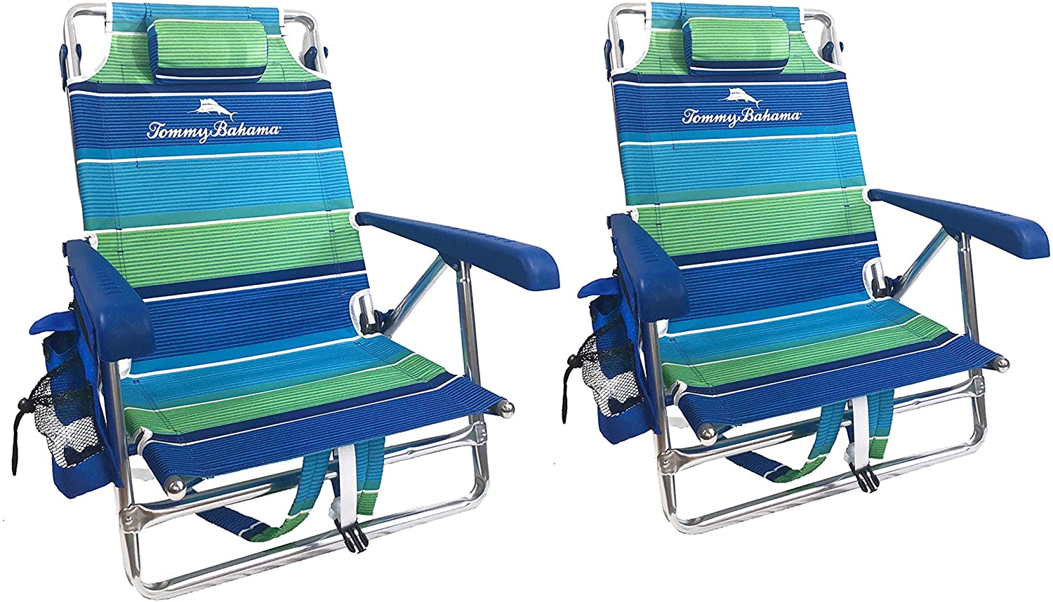 53ede54c8d0b0366b57506d9799e9d93aebe913613f544f772f7ae902d48008b 2 Backpack Beach Chairs with Storage Pouch and Towel Bar