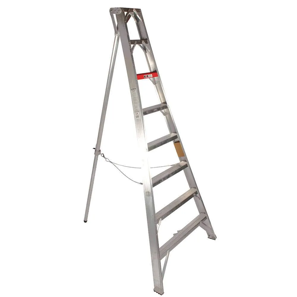 54aaa0e810708b3dca30606dcdf04e5e426b952c5612f6ddd8c082109dafc3df 1114H Tripod Orchard Stepladder,14Ft and HSK