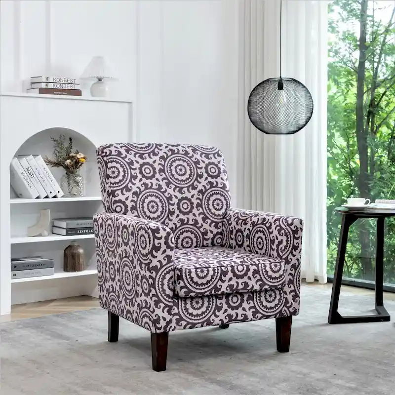 564c70a0e367b8598e276c8c5f7b56d108c136a870618a4ec38c0911e3973933 Contemporary Living Room Accent Arm Chair(Blue Floral)