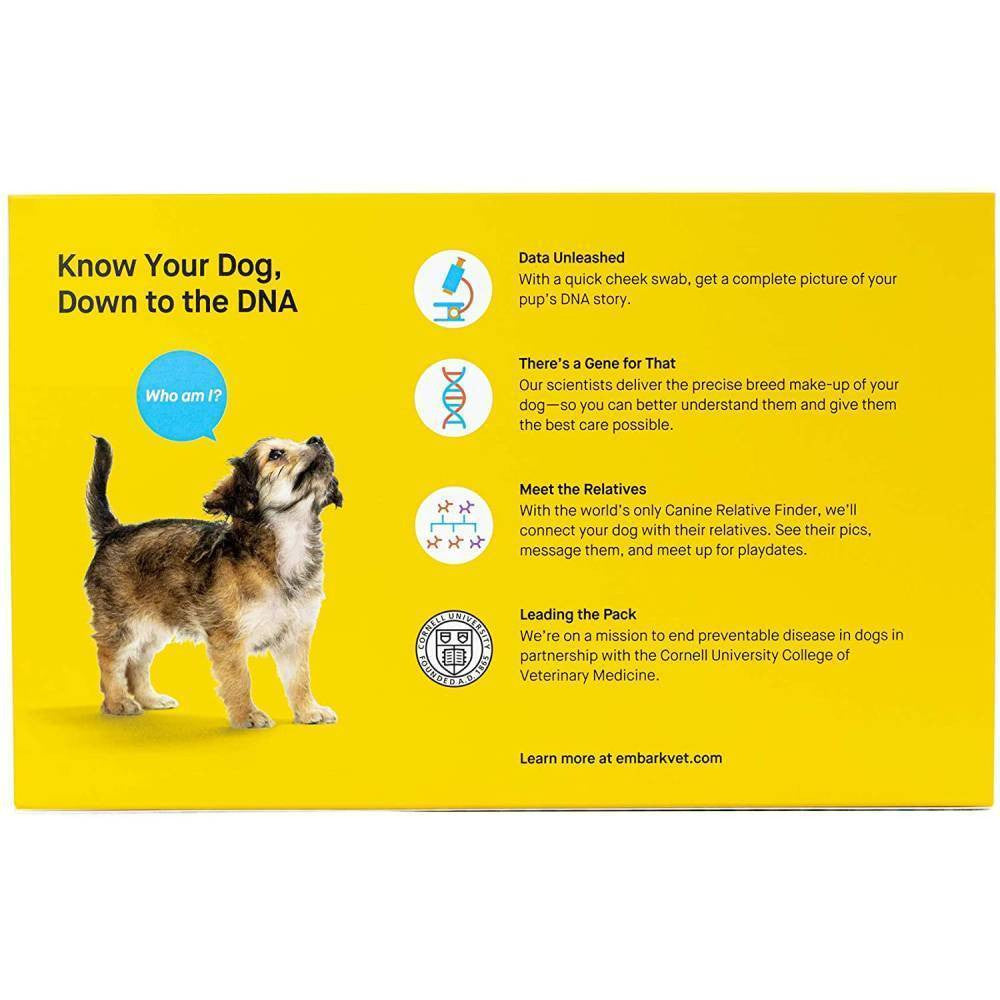 56dcca3cfb09205aa5791bf40d9b2d839fd5ee78b4b2c55a25807cc8a3d76096 Embark Dog DNA Test, Breed Identification Kit