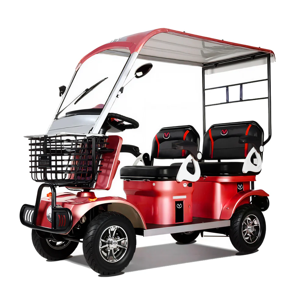58d114523a2866f8bd1bae1790efa0280d6b4bd1c981721e4fd1363c409e869e 650W 60V 20Ah Electric Mobility Scooter with Long-Range(White/Without rain deflector)