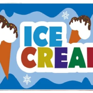 3X5 Ice Cream Flag Banner 100D W/ Grommets R1