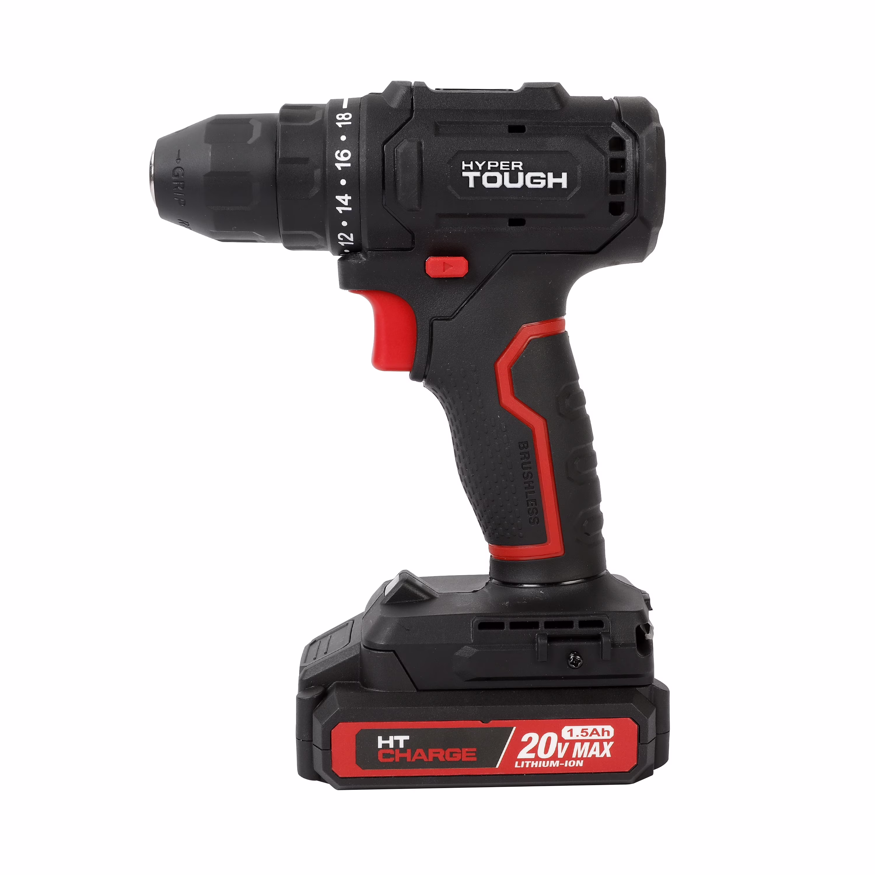 599da4ace9b51fa1d89d526d53f48189865d04393381538ec239c936f9b73858 Hyper Tough 20V Brushless Cordless Drill with 1.5Ah Battery and USB-C Charging Cable