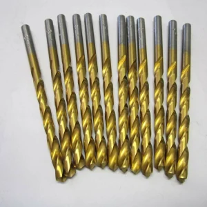KLYNE - Lot Of 12 #4 High Speed Jobber Drill Bits, 118 Degree Tin Straight Spiral