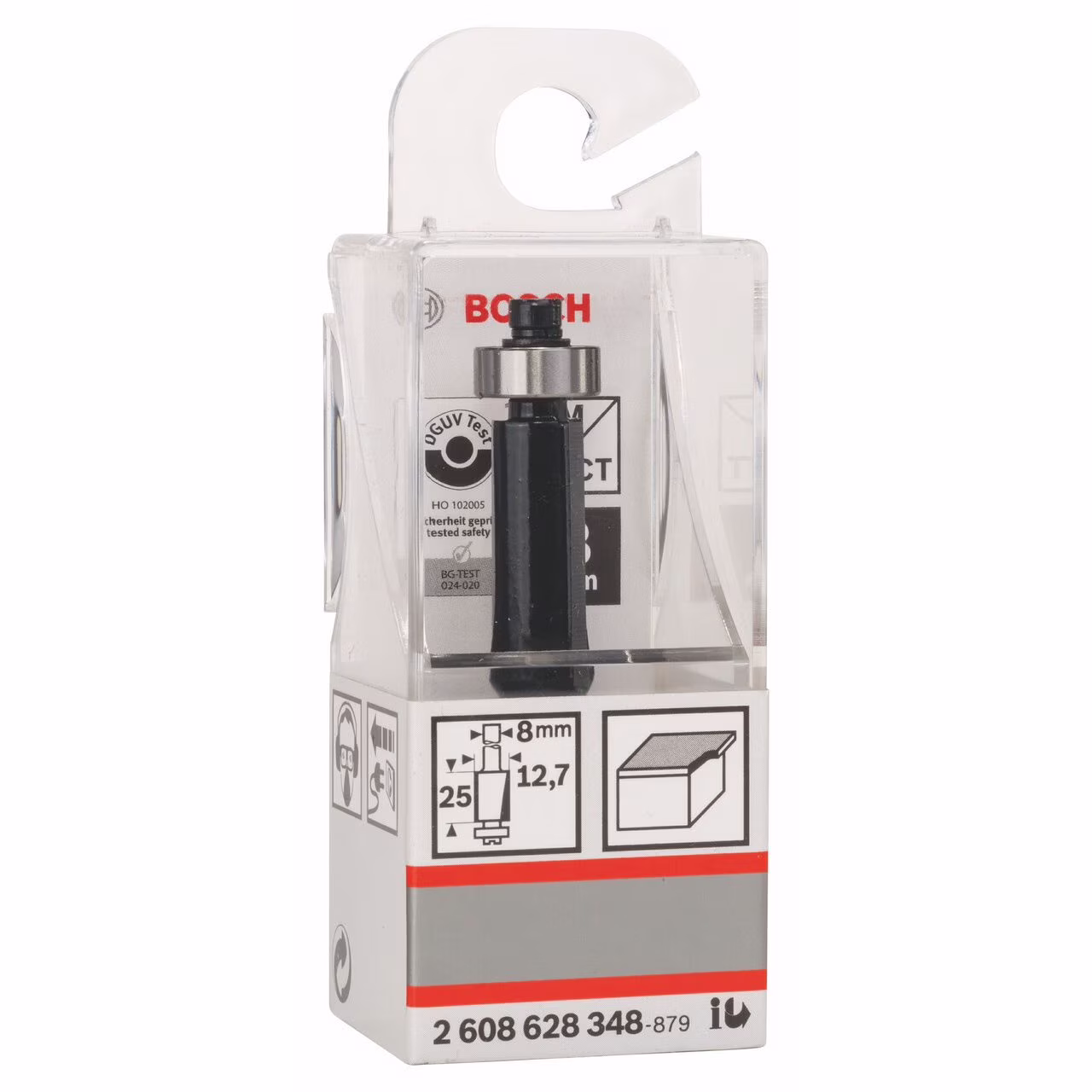 Bosch Accessories 2608628348 Roman Ogee Bit, 0 V, Black/Silver, 12.7 x 25.4 x 8 mm