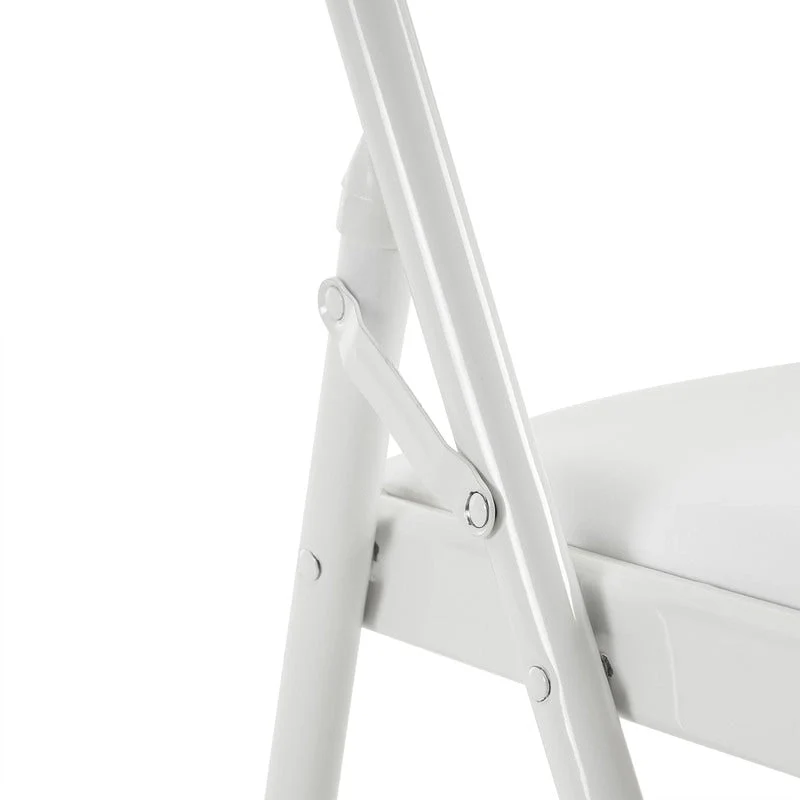 5b24f79e4b6ea01e8325de18b57698a24ffa144cdb31eaa46887a89d527807b2 Elegant Foldable Iron PVC Chairs for Convention Exhibition White(4pcs-white)