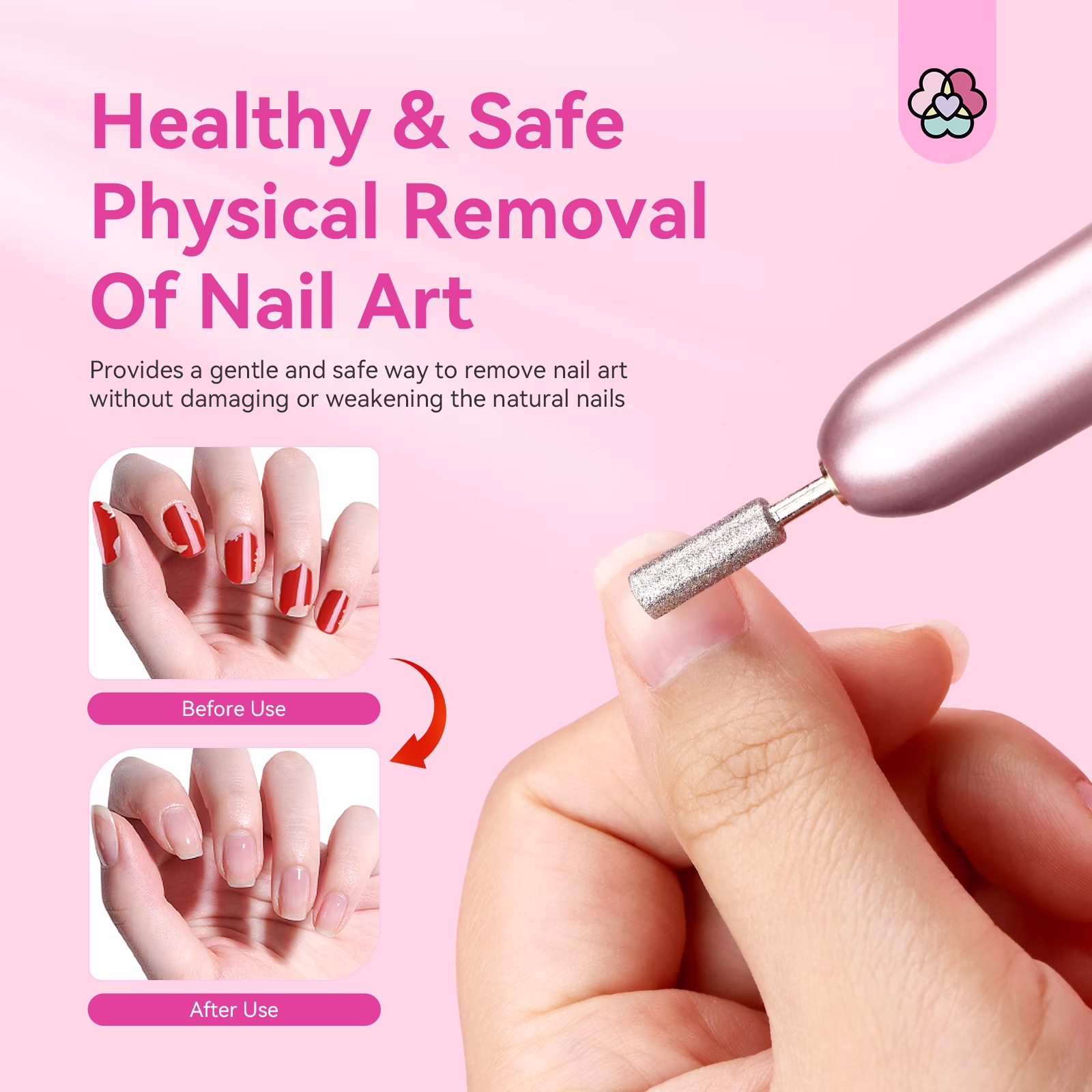 5b68f9d65b429dd6652a0608f35eee31087c2f6acb5873d12fa1a4f2667f1c48 Saviland Electric Nail Drill - 20000 RPM Corded Electric Nail File Kit with 6 Bits & 51 Sanding Bands, Gold