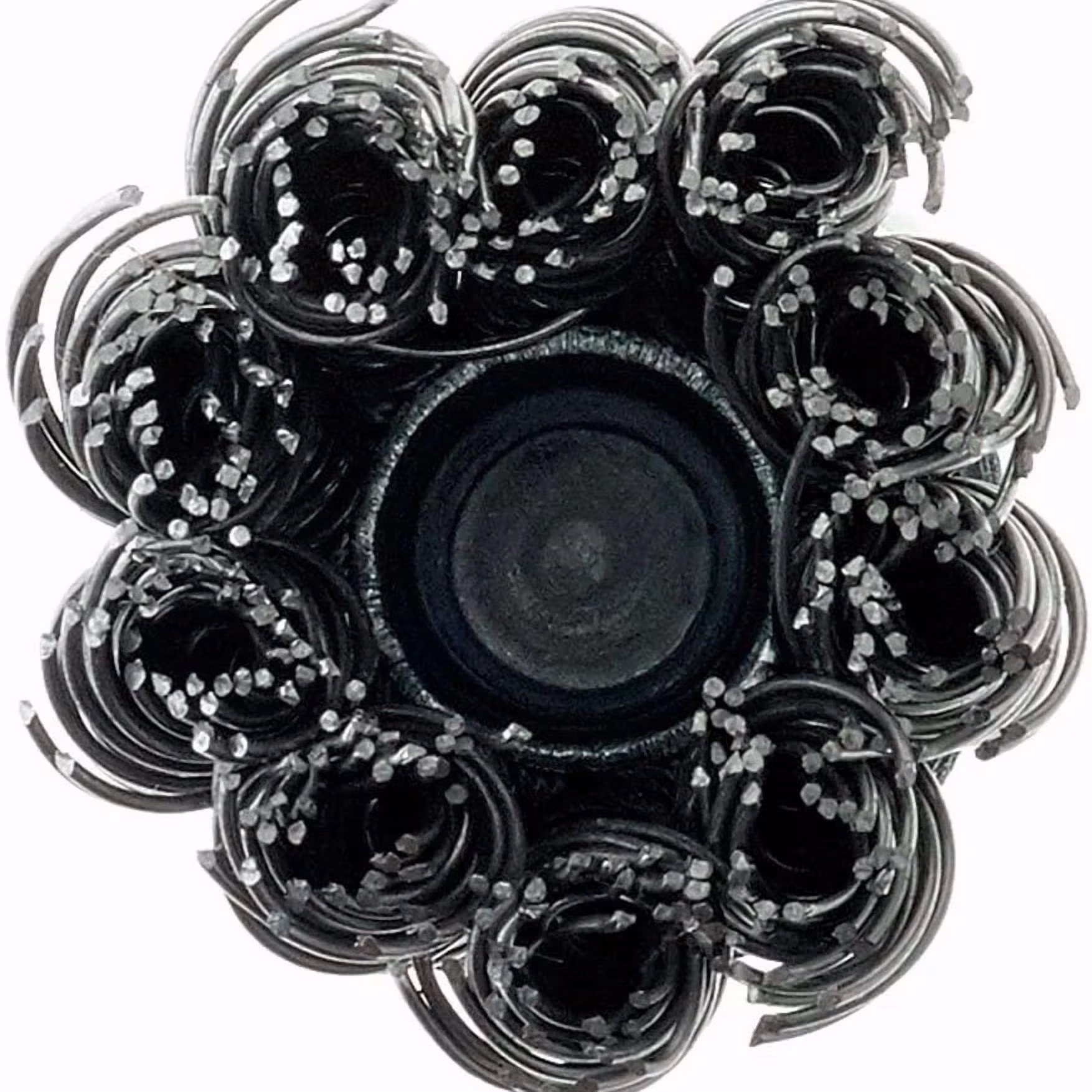 5b8b8f81f914d8949fb5fe9c96699ea1faec046637186c34187323a21bd3af25 KNACK - 1" Wire Knot End Brush Stainless Steel With 1/4" Shank For Die Grinder Or Drill