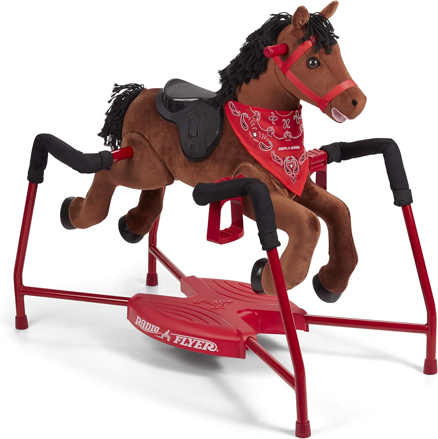 5c5b7e04fe567fef3f15831ff8b9f1b2928915a61a9257b5082fd987ed8a141b Brown plush interactive riding horse