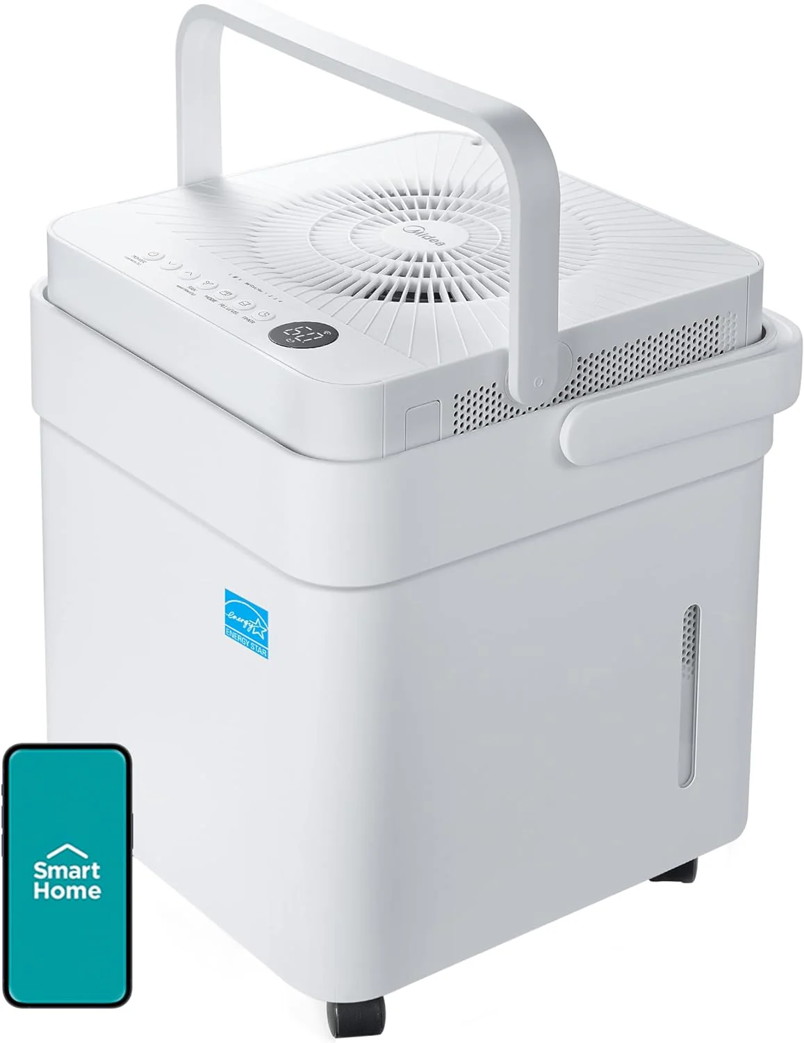 5de14584f7dfa66c9deaf1923d505095f87062e1c22b9d985a03b31b967483d8 Midea Cube 35 Pint Dehumidifier for Basement and Rooms at Home for up to 3,500 Sq. Ft., Smart Control, Compatible with Alexa (White), Drain Hose Included, ENERGY STAR Most Efficient 2023(4,500 Sq. Ft. with Pump)