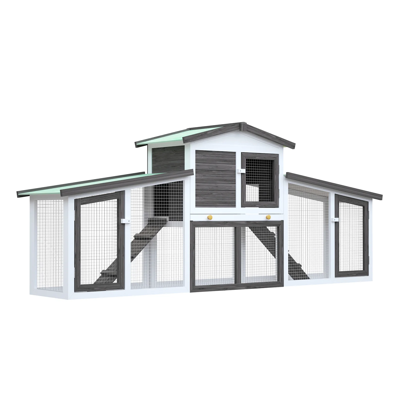 5ed6033773f51542cae985fcf73f704842d3cb75b7d53c2f9c01c36e356b26ea Rabbit Hutch Chicken Coop 2 Level
