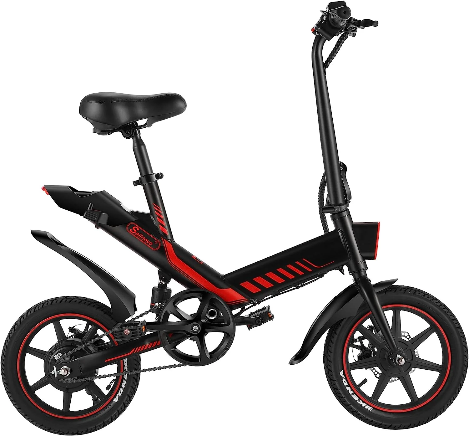 60cb8b91ad6e3aed8ea3bfe44fb23ac7e1cd52daeaeee93794d640f19a6adb30 Sailnovo 14'' Electric Bicycle for Adults and Teenagers, Folding Electric Bike with Built-in Li-ion Battery
