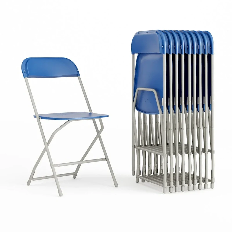 60f7e610ce0e9f844de928993be644b56a4a7f91897481dcf9ae4a5987882eca Plastic Folding Chair - 10 Pack 650LB Weight Capacity - Event Chair(Black)