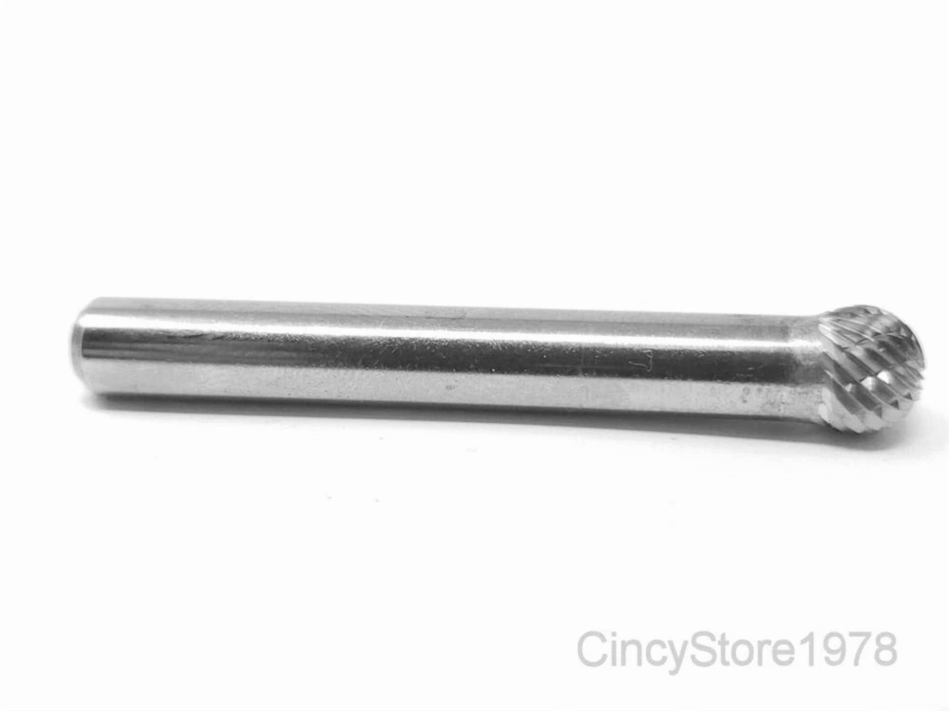 6348abbf28063590655a6aa4cf945082d2fb1c5c055769597f96800923078e36 KLYNE - Sd2D Ball Shape Tungsten Carbide Burr Bur Cutting Tool Die Grinder Bit 1/4" New
