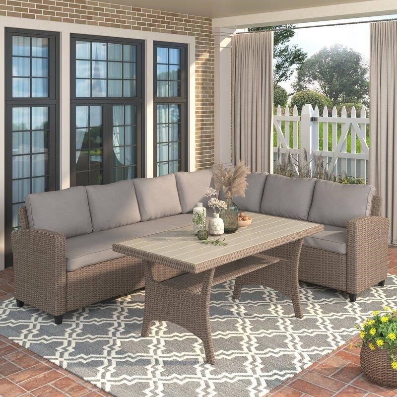 648df4e34a35ef91c25fa5d4282aa5041a1a355fc9acc5e83f1f16f6d5993db6 Delia 3 - Piece Rattan Seating Group with Cushions(Default Title)