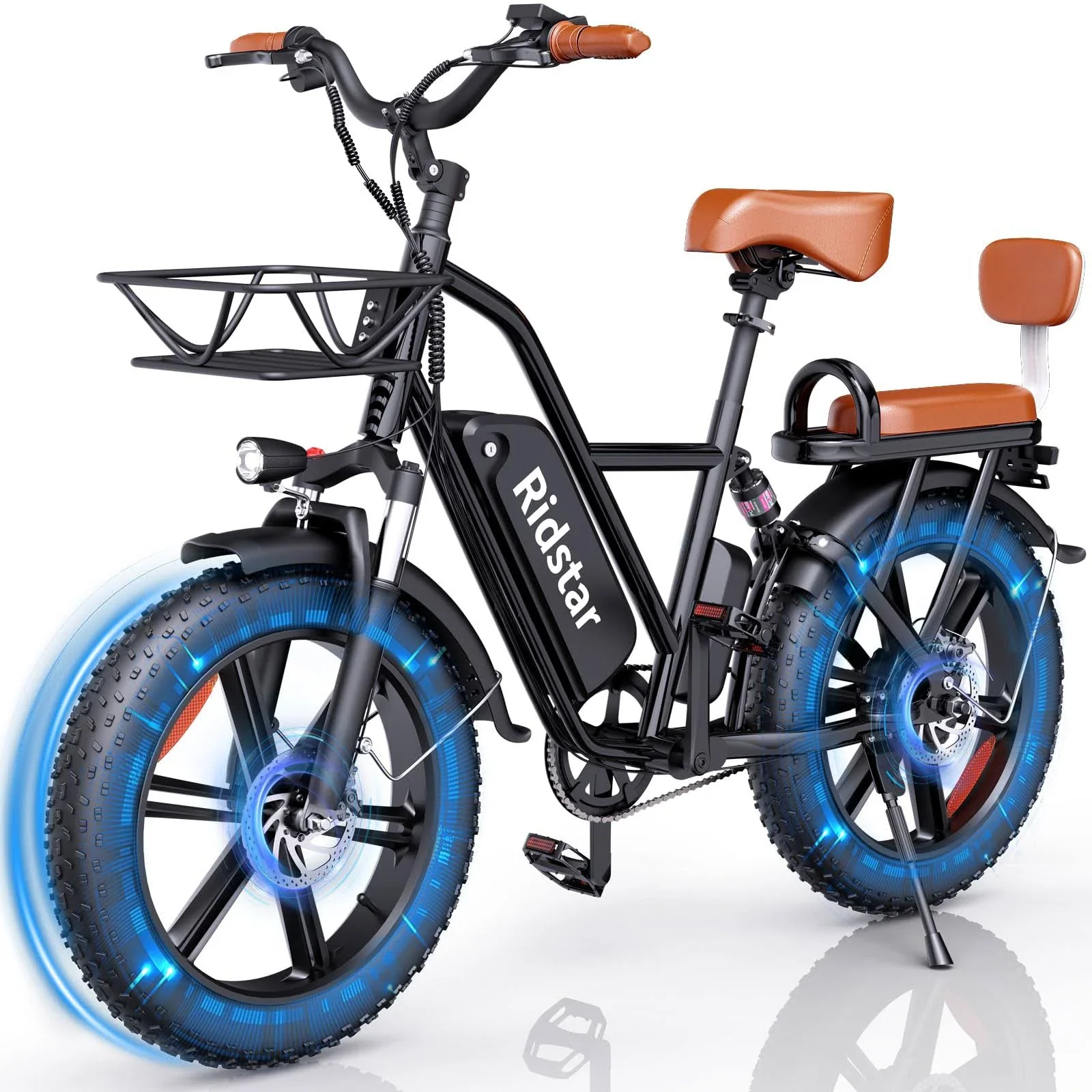 664e1f583151b3d6180ddf20ffab592770c2d8051648e73d05e2235d8ddd85b8 Bopzin 1000W Electric Bike for Adults 48V 15Ah Removable Battery Ebike 20" x 4.0 - 1000W(?????/20 inch)