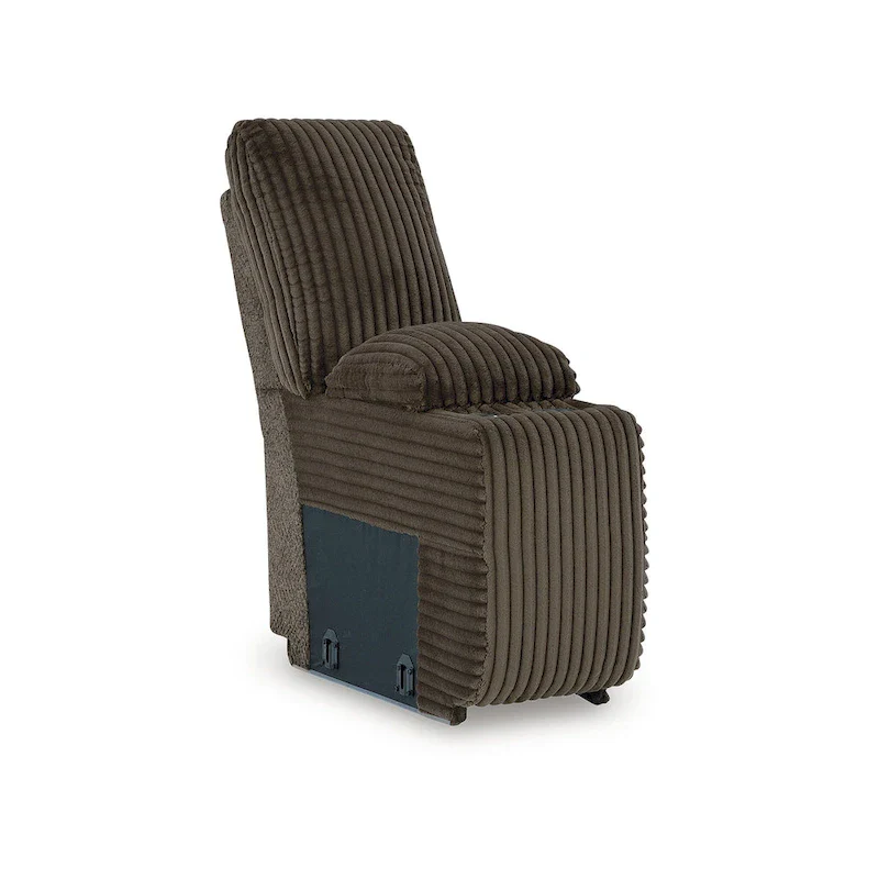 66c257264fa341941e428d696b93dd3ed5477ac7f8a2fa84a22c0baa7cd9c047 Signature Design by Ashley Top Tier Brown 6-Piece Reclining Sectional with Chaise - 147 W x 134 D x 41 H(Left Facing)