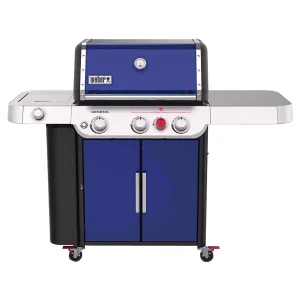Weber Genesis E-335 3-burner propane grill, deep sea blue