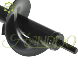 PURELY- Auger Drill Bit 3 In.× 7 In. Garden Plant Flower Bulb Rapid Planter Spiral Black