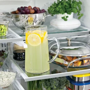 2025 GE ProfileTM Series ENERGY STAR? 27.7 Cu. Ft. Fingerprint Resistant French-Door Refrigerator with Hands-Free AutoFill