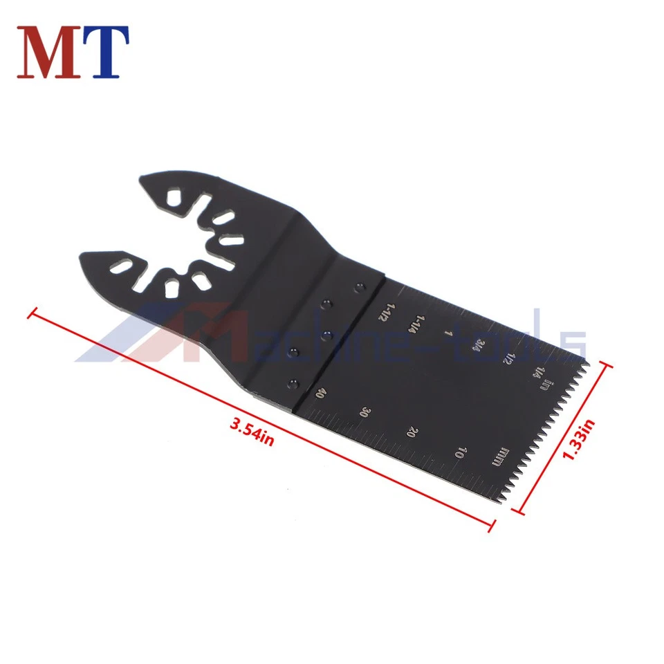 6c02c86b3f6efb8f7297cf4f2d2c7fad1e39edf3465bba5550dec329f47db138 KLYNE - Fit For Wood Metal Cutter 14 Pieces Oscillating Multi Tool Blades Saw Blade