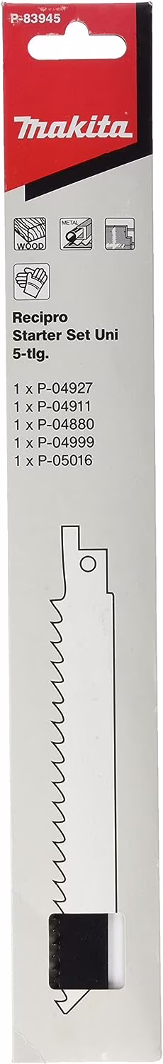 Makita reciprocating Saw Blades Set – 1 Piece, P–83945