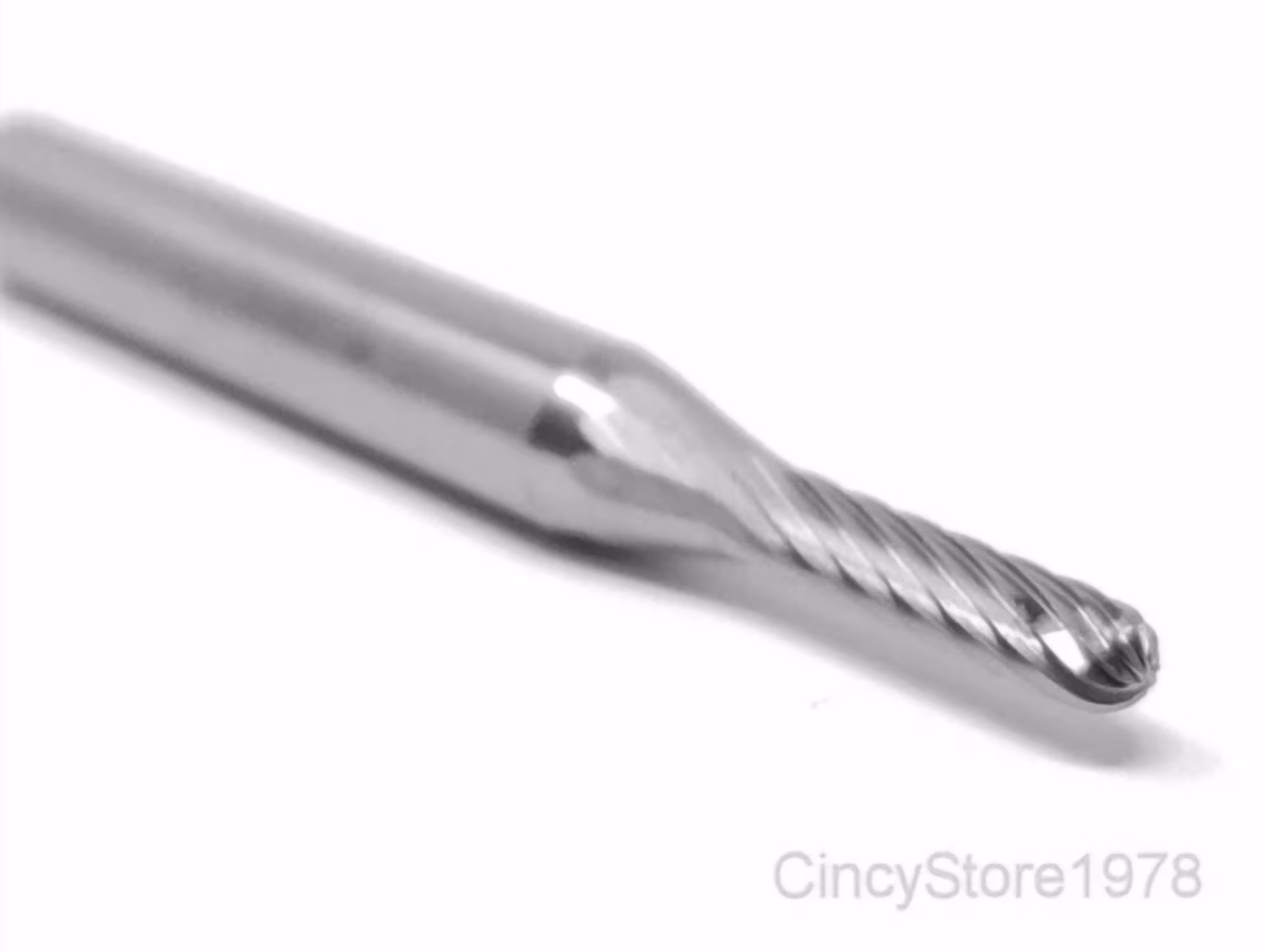 KLYNE - Sc11S Cylindrical Radius 1/8" Carbide Burr Bur Tool Die Grinder Bit 1/4" Shank