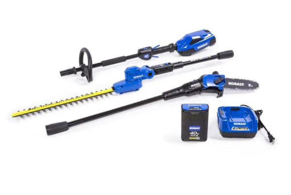 6e6a9e9949232d17b5aa1b5745436030cba1f479a34afdf02ae010516c623a2d Kobalt 40V Cordless Combo Kit: Pole Hedge Trimmer Saw, 2.5Ah Battery Charger Included
