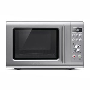 Breville BMO650SIL1BUC1 Compact Countertop Microwave(Microwave Oven + Electric Kettle/ONESIZE)