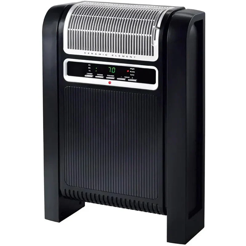 6f1e0ad841ac526b565990346d2402067f61c3ffec6142b7263bde6fc44eea85 1500W Portable Digital Control Cyclonic Ceramic Space Heater, Black